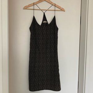 OAK + FORT Patterned Thin Strap Summer Dress XS
